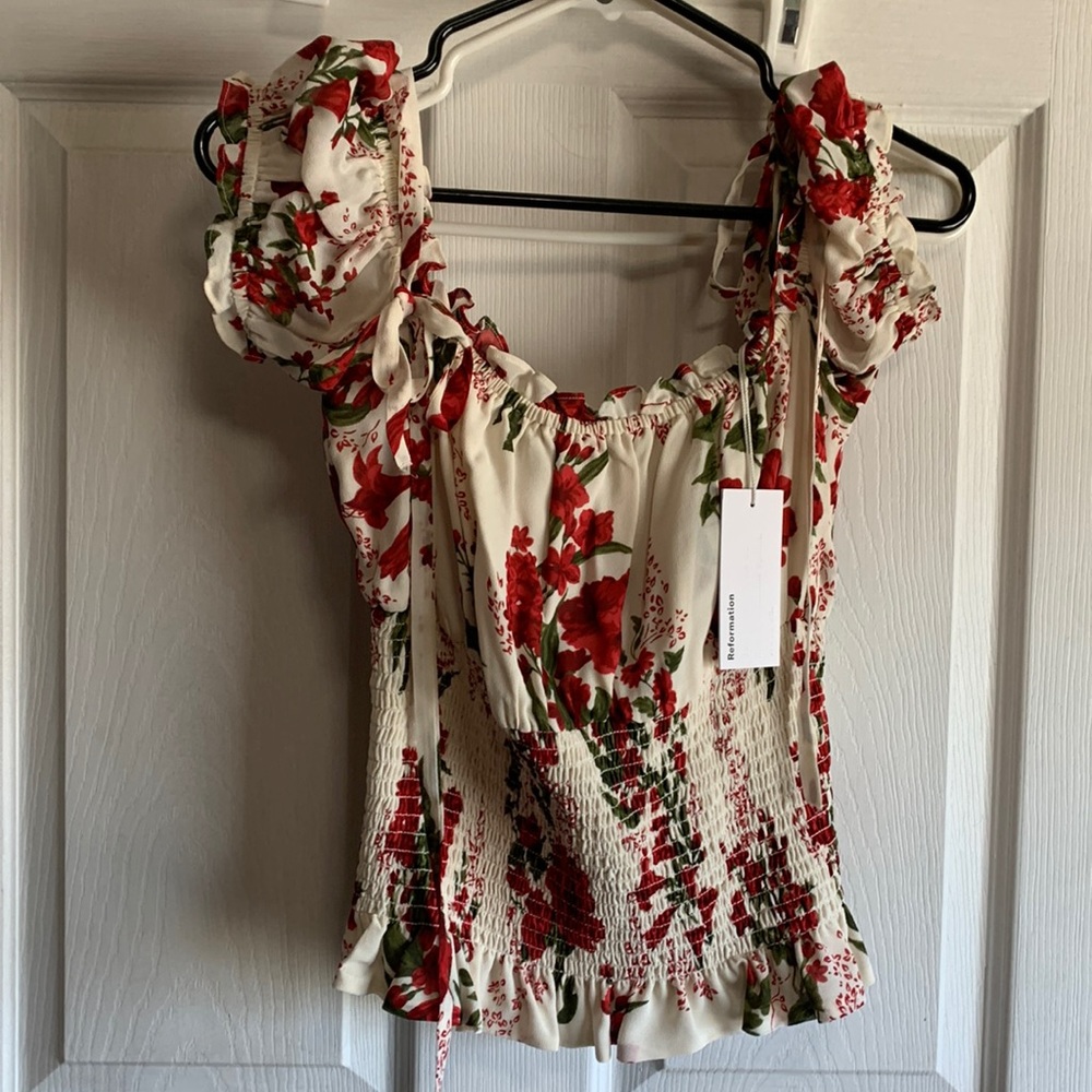 Reformation ryeton top